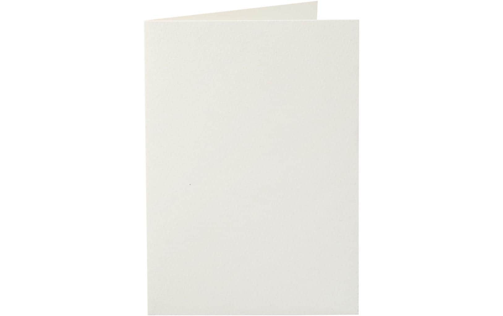 Blankokarte 10.5 x 15 cm ohne Couvert, CrèmeBlankokarte