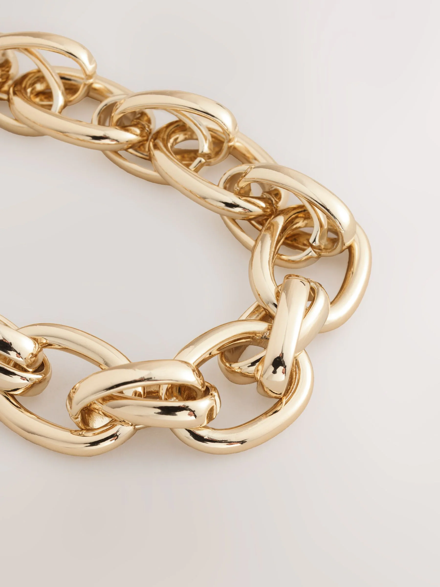 Goudkleurig - Double Link Chunky Chain Necklace