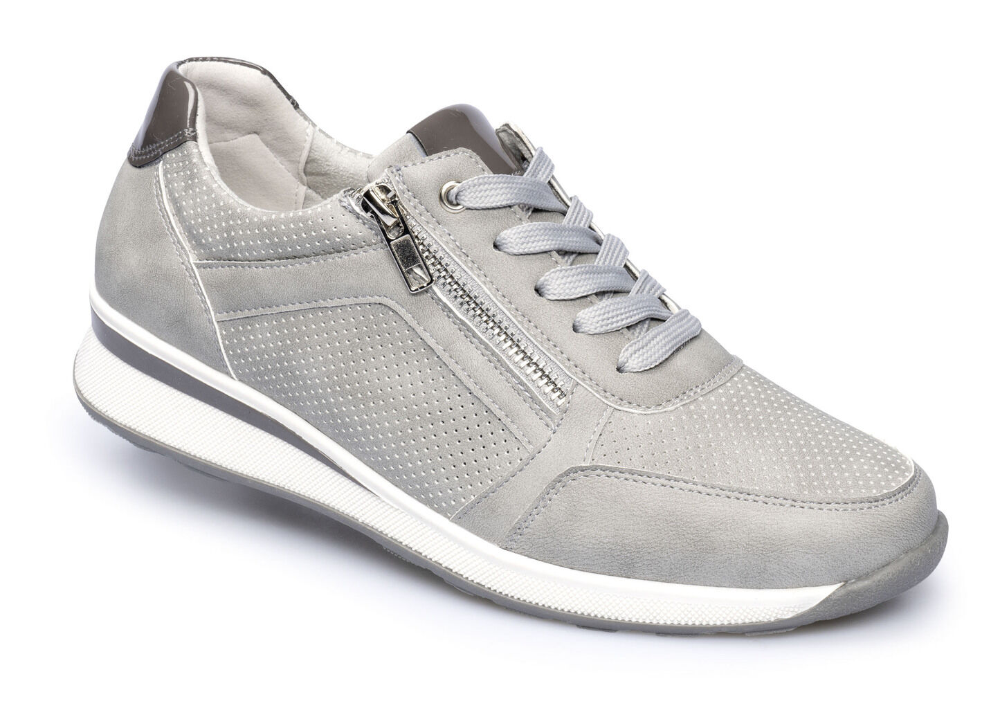 Komfort-Sneaker mit zusätzlicher Einlegesohle aus Kunstfell