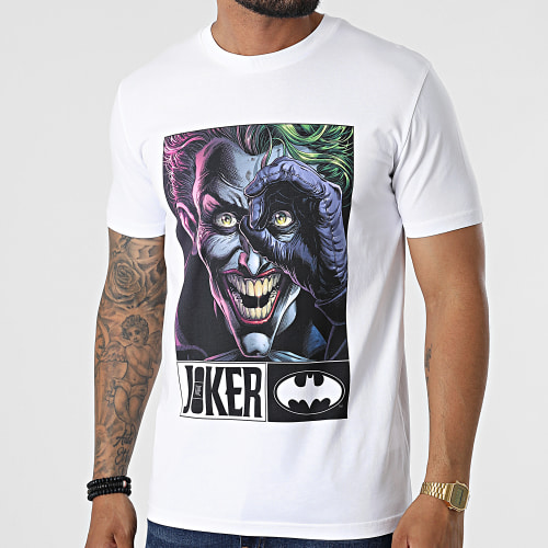 Tee Shirt Joker I Found You Blanc