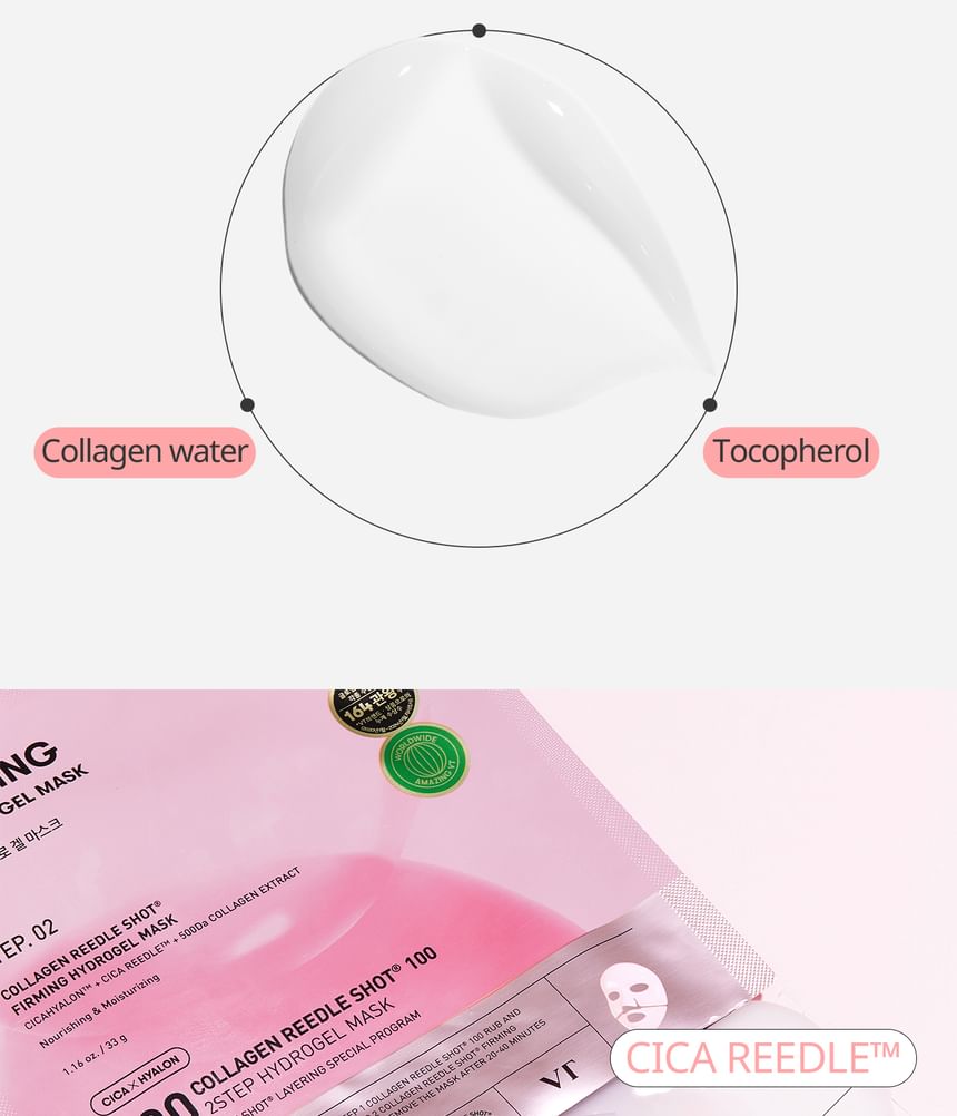 VT - Collageen Reedle Shot 100 2Step Hydrogel Masker