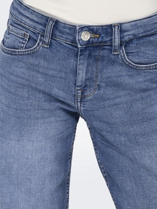 ONLY - ONLJUDY - Jeans - Blauw - Wide Leg - Mid Waist