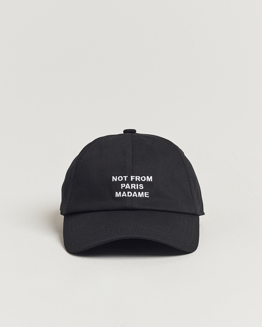 Drôle de Monsieur Slogan Baseball Cap Black