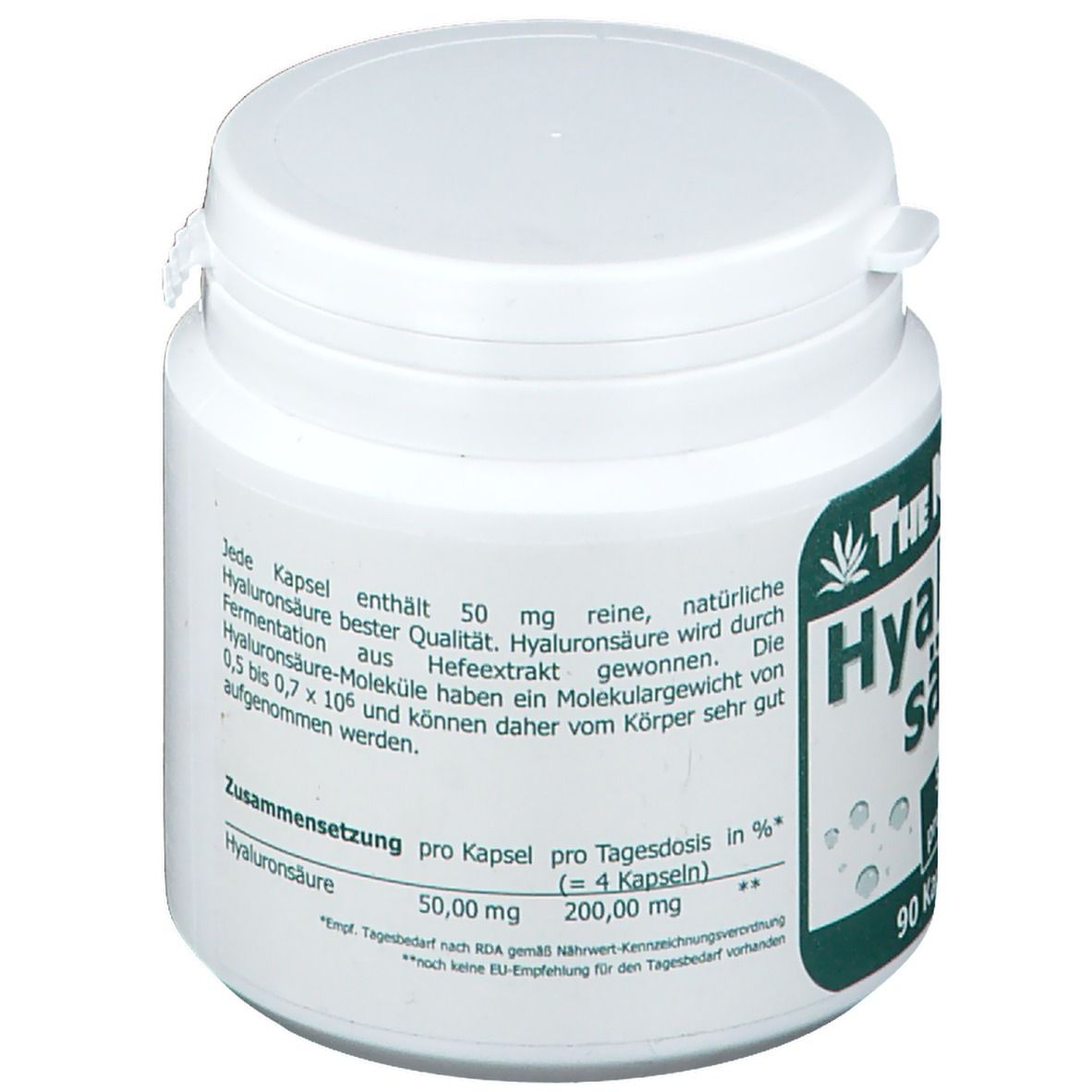 Hyaluronsäure 50 mg Kapseln