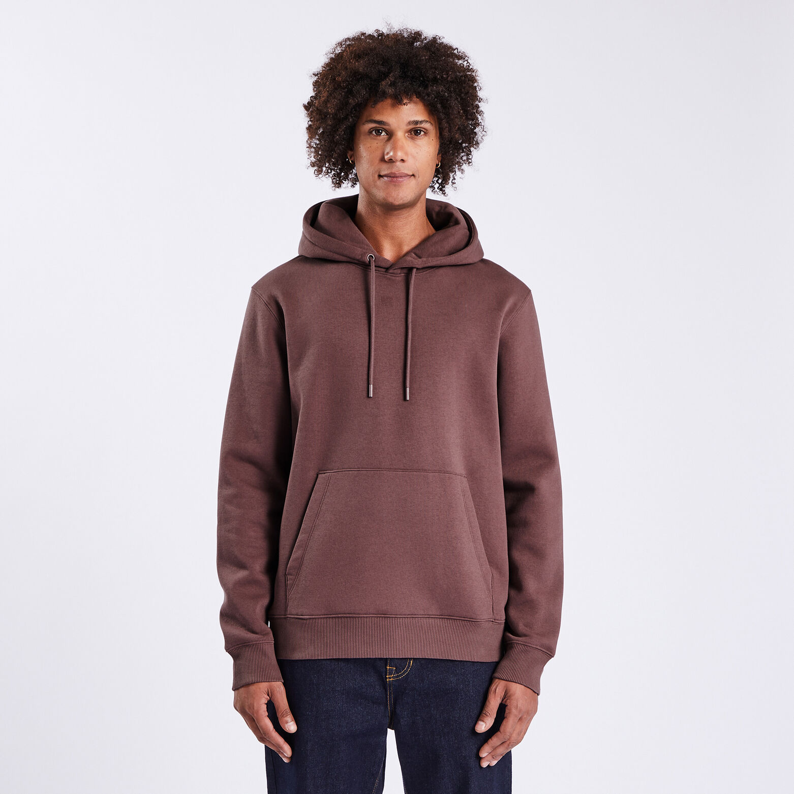 Sweat à capuche essentiel Violet