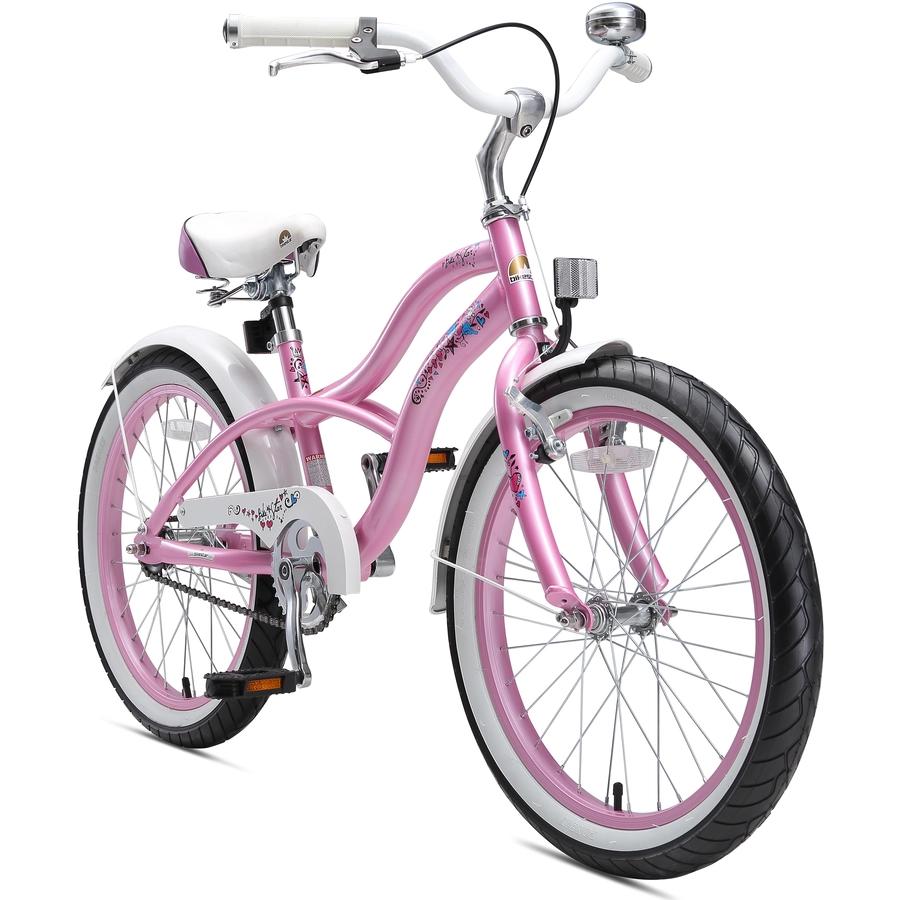 Bikestar Kinderrad 20 Zoll Cruiser pink