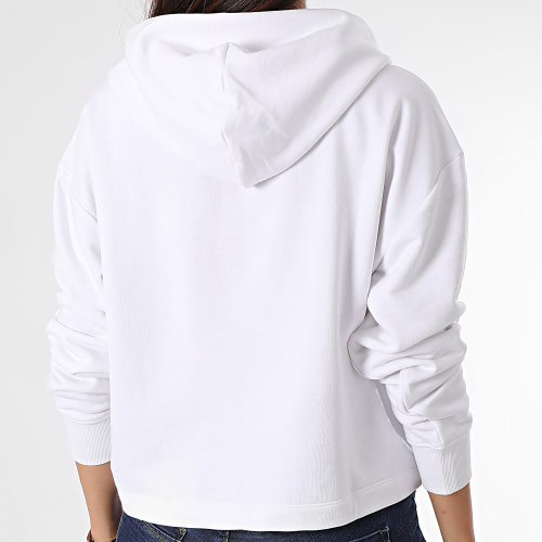 Sweat Capuche Femme 6394 Blanc