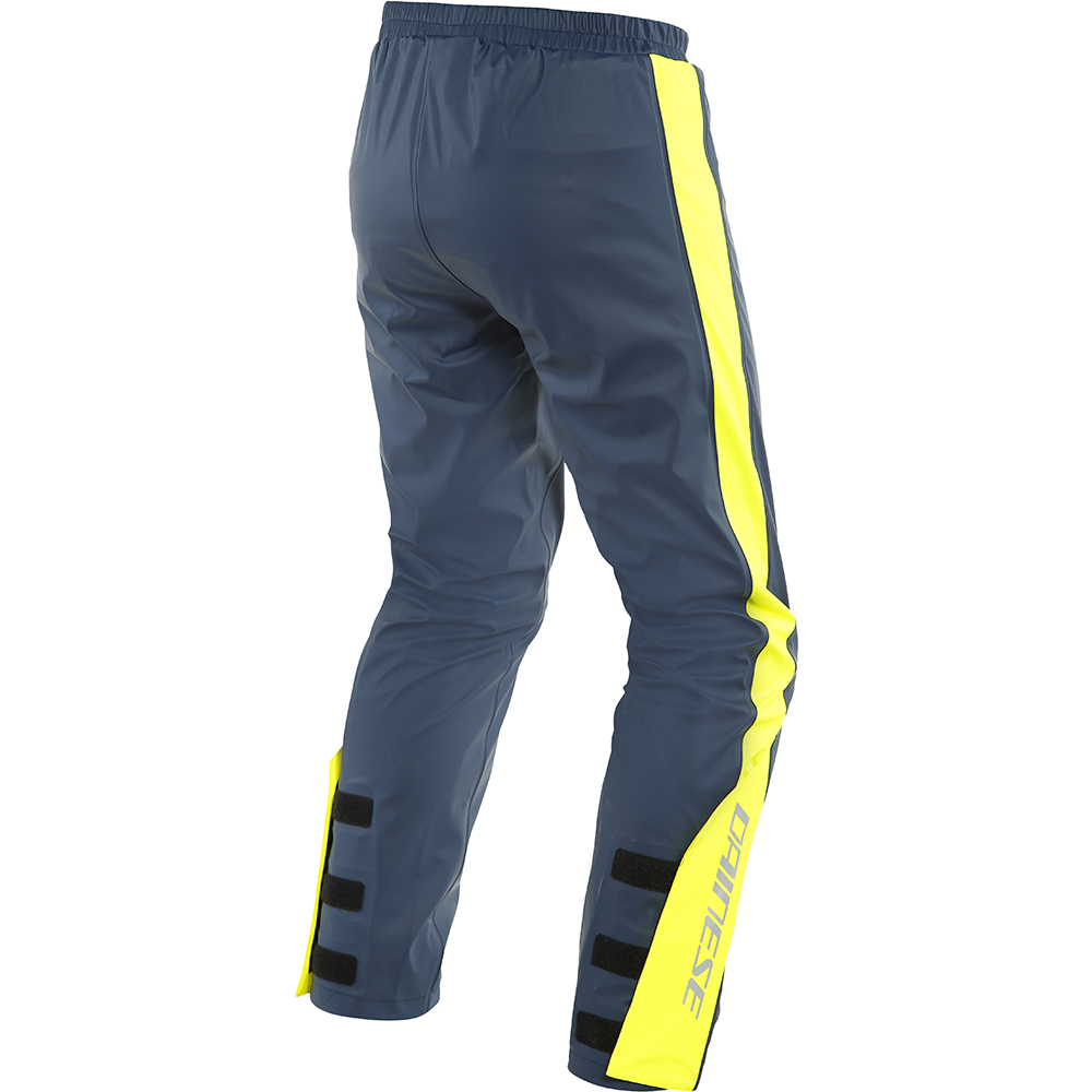 Dainese - Pantalon de pluie Storm 2 Unisex Bleu / Jaune fluo