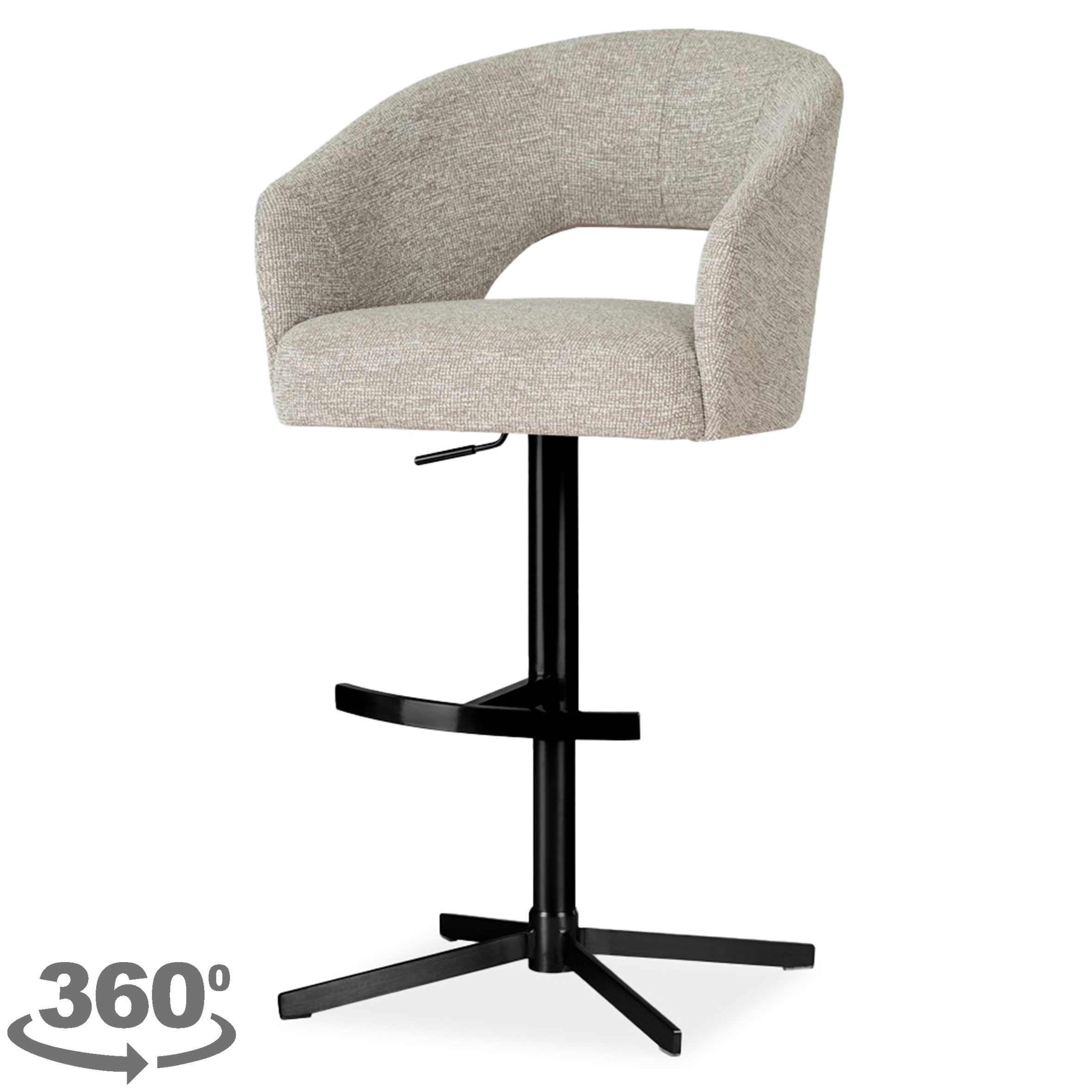 Barkruk Patella B55 x D62 cm