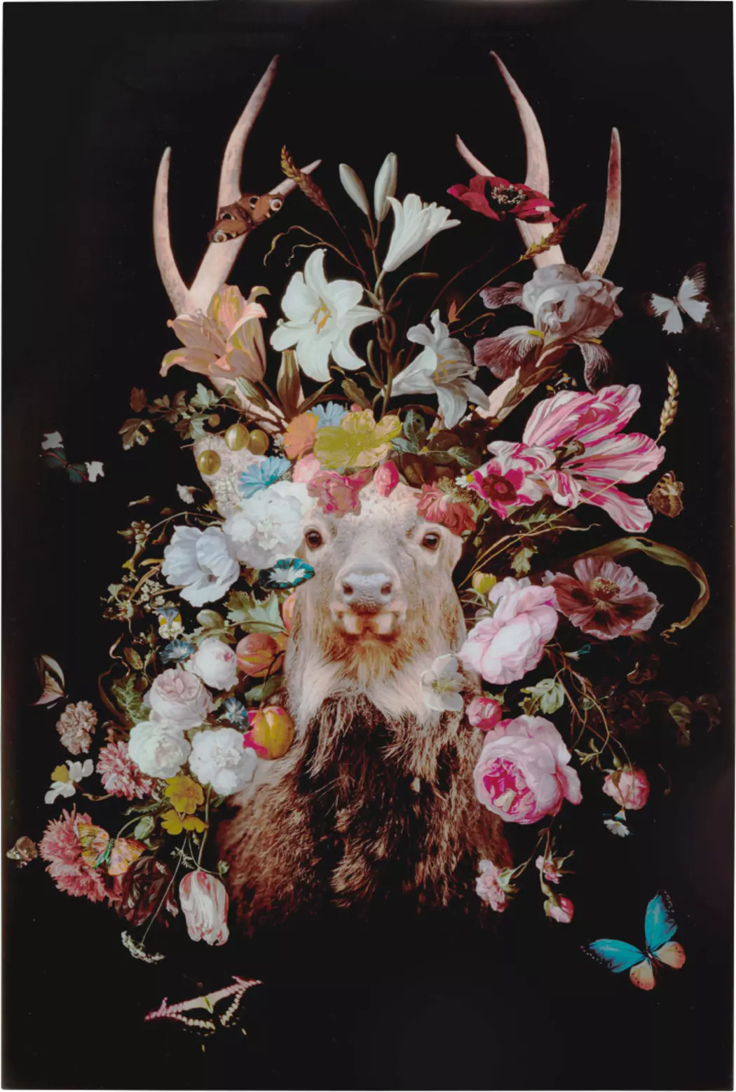 Wandbild 80 x 120 cm Deer Garden 53589