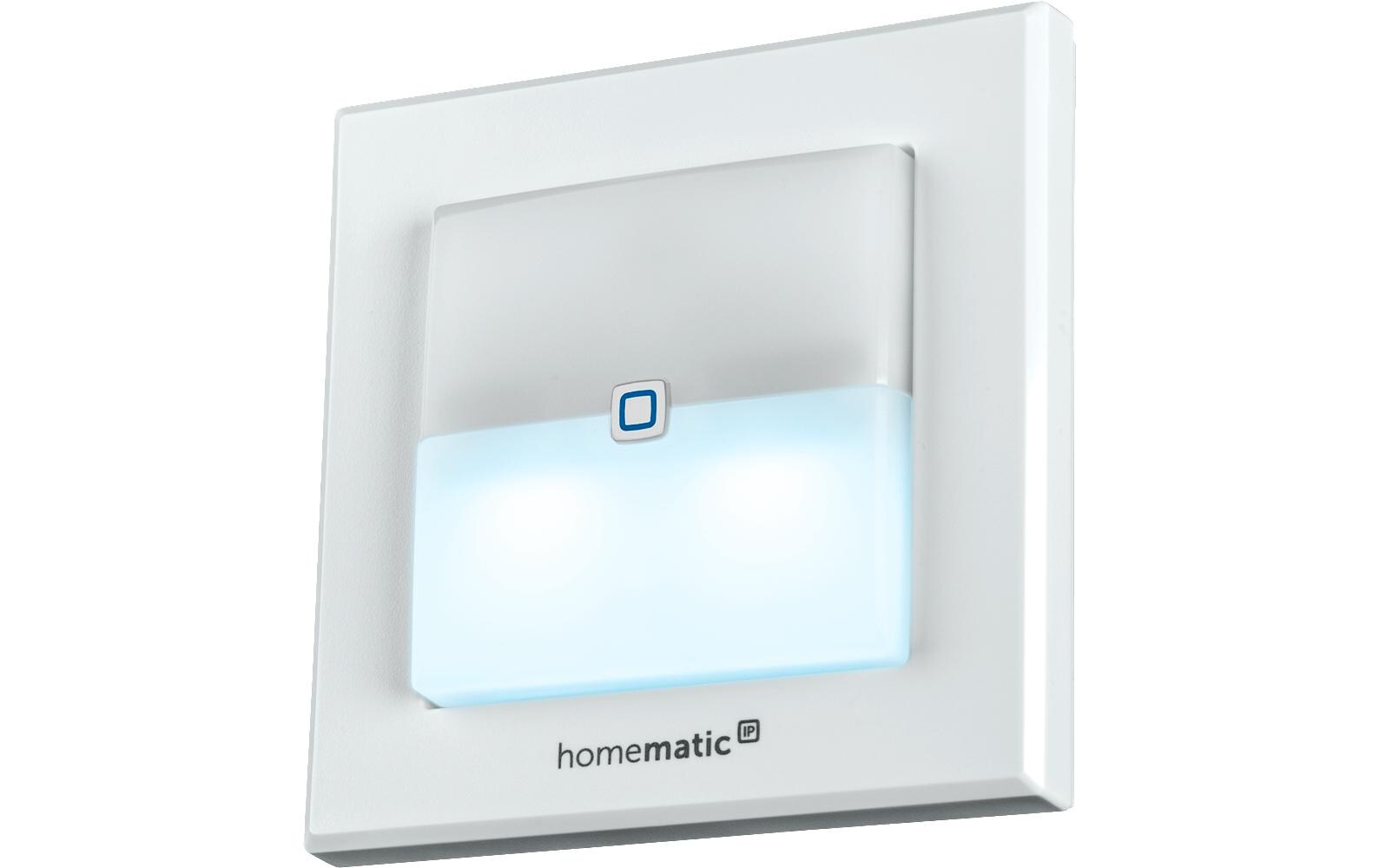 Smart Home Funk-Schaltaktor für MarkenschalterNetzbetriebener Funk-Schaltaktor mit zwei Tasten samt Signalleuchte – HmIP-BSL