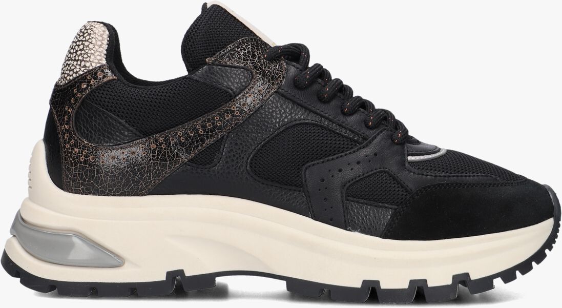 zwarte via vai lage sneakers liz curtis
