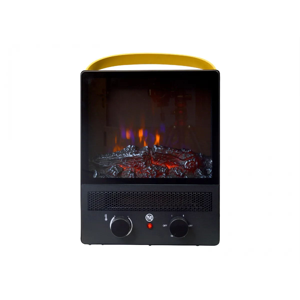 Purline CHE-90 Cheminée Portable - Noir