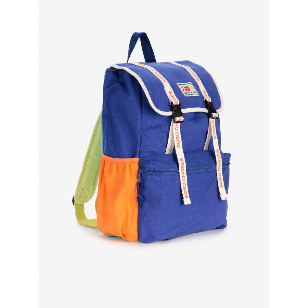 Køb Bobo Choses Blue Smiling Label Rygsæk