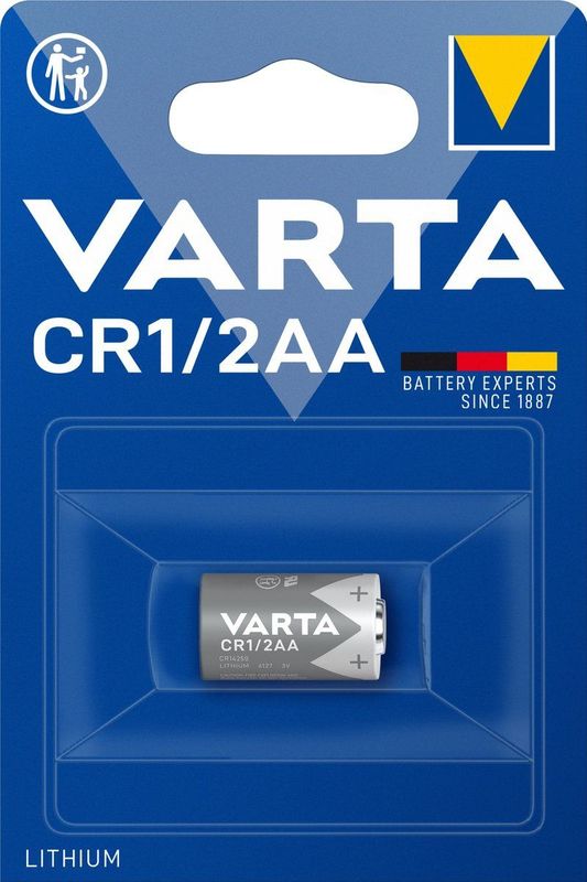 Varta - CR1/2AA Batterij - Lithium - 3V - 950mAh
