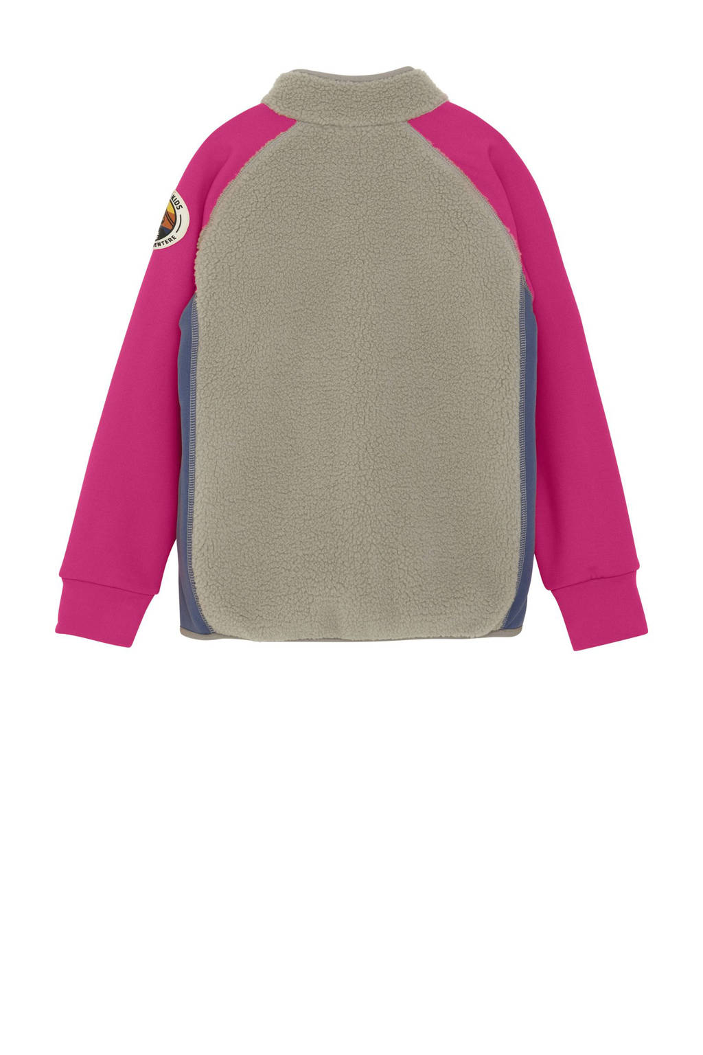 Color Kids fleece skivest grijs/roze