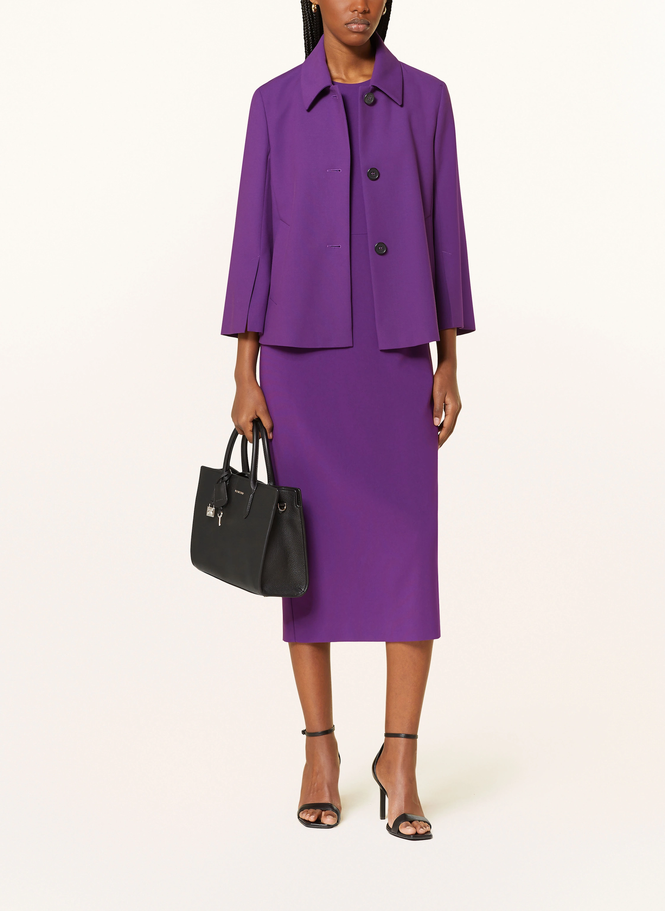 windsor. Kastenjacke aus Jersey mit 3/4-Arm