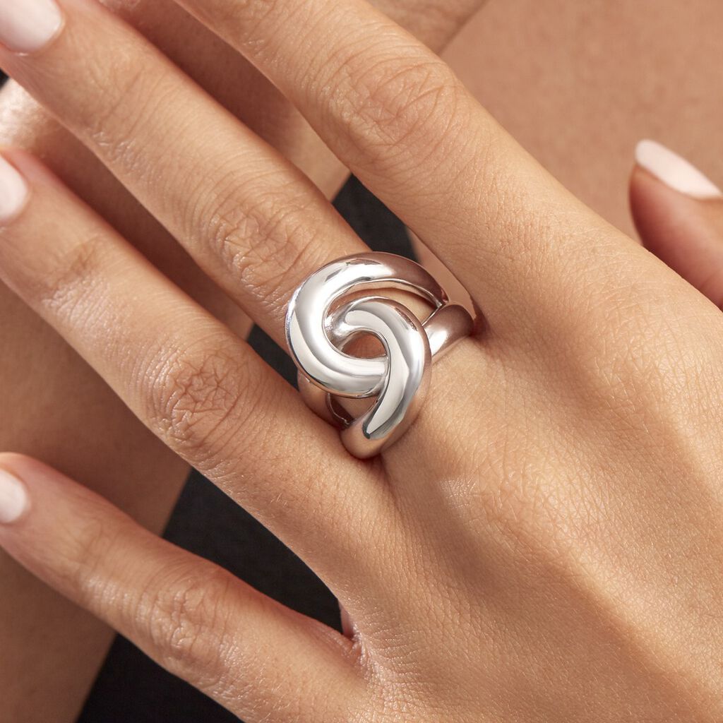 Bague Chaili Argent Blanc
