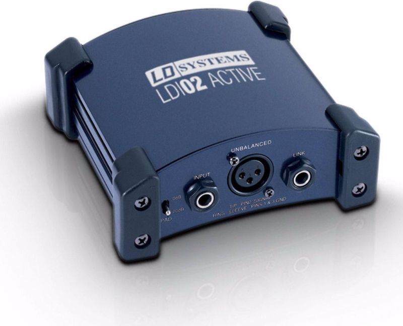 LD Systems - LDI 02 - DI Box - Blauw - Effectapparaat