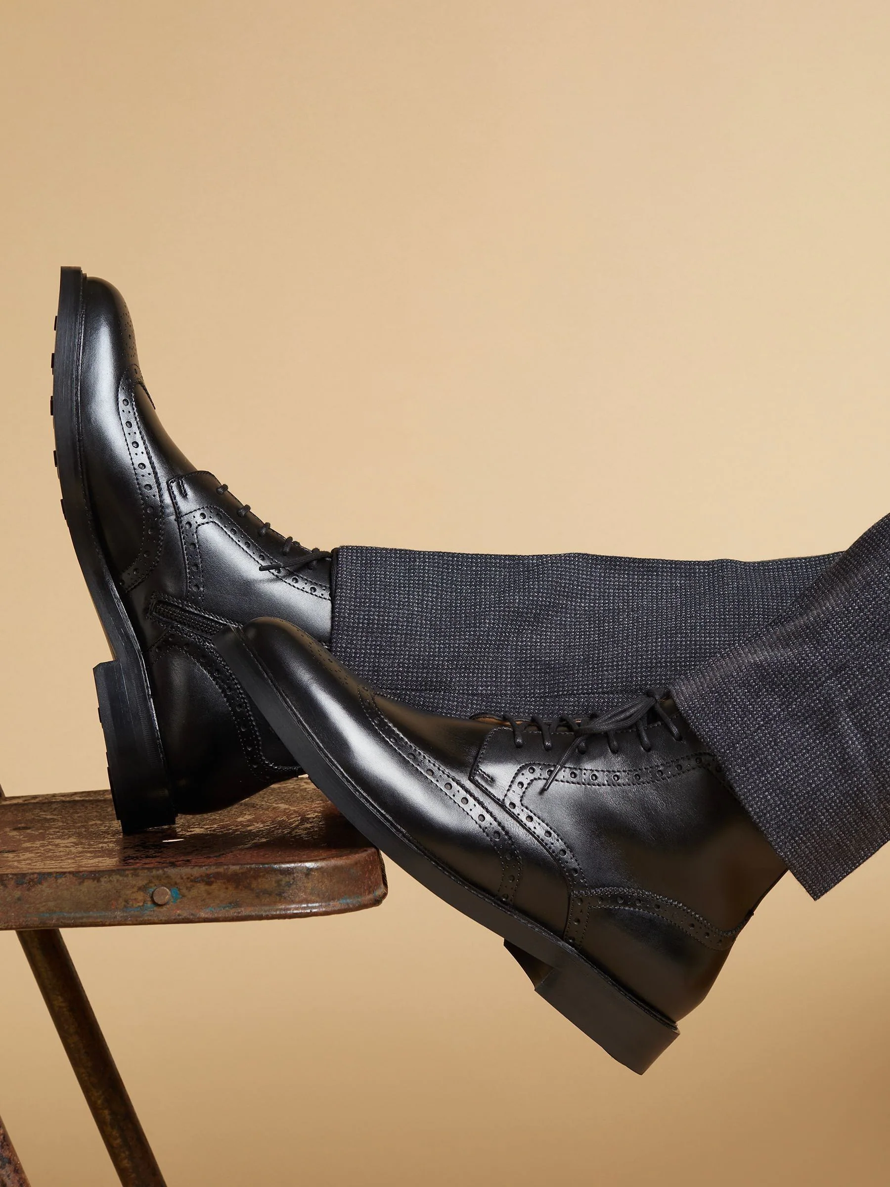 Zwart - Jones Bootmaker Fletcher Leather Boots