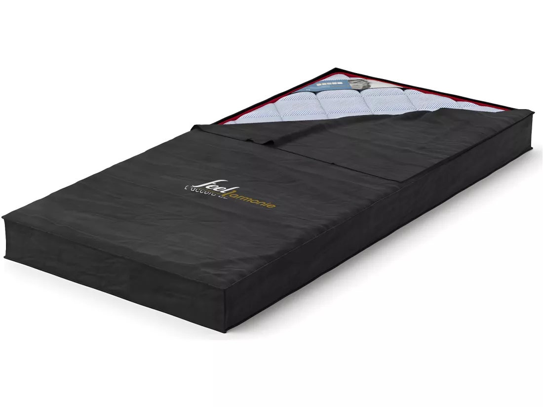 Matelas en mousse éco-responsable 90x190 cm mousse bleu ELO