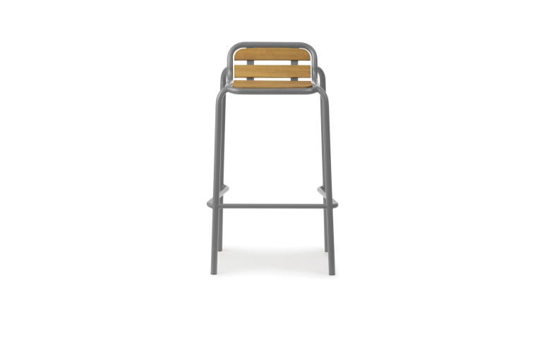 Normann Copenhagen Vig Wood barkruk 75 zwart