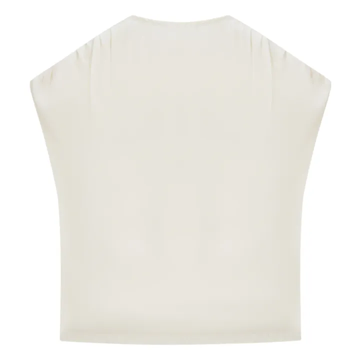 Pomandère Blouse Soie | Blanc cassé