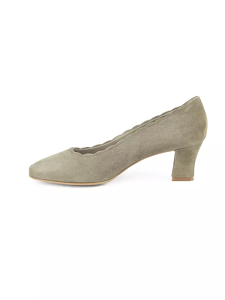DIRNDL & BUA Trachtenschuhe - Pumps hellgrün