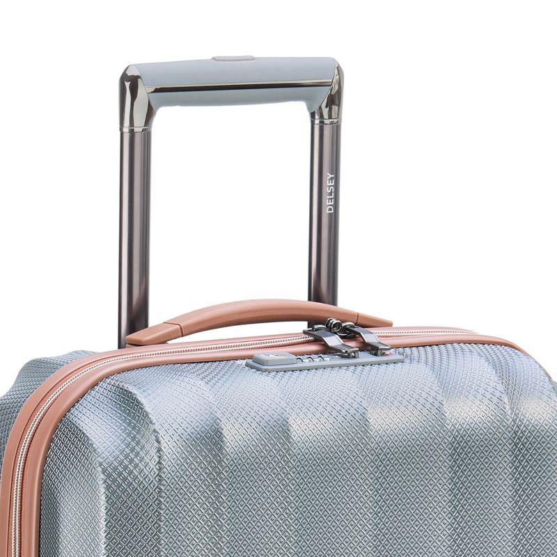 Valise cabine rigide St-Tropez Extensible 55 cm Platinium