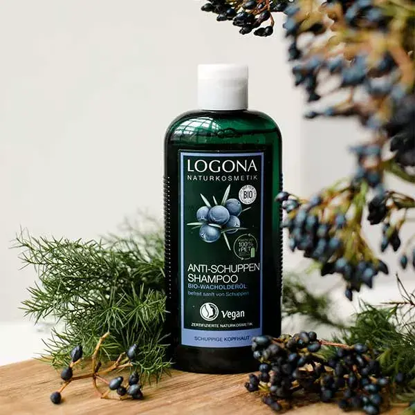 Logona Soins Capillaires Shampoing Antipelliculaire au Génévrier Bio 250ml