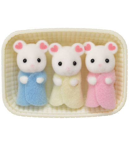 Sølvanian Families - Marshmallow Mouse Triplets - 5337