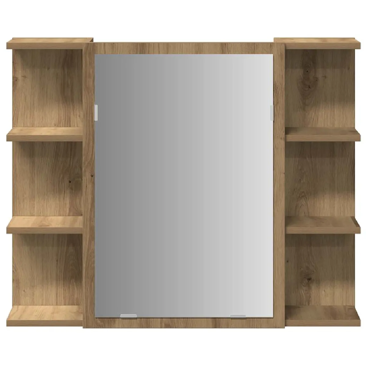 vidaXL Armoire à miroir de salle de bain - Chêne artisanal