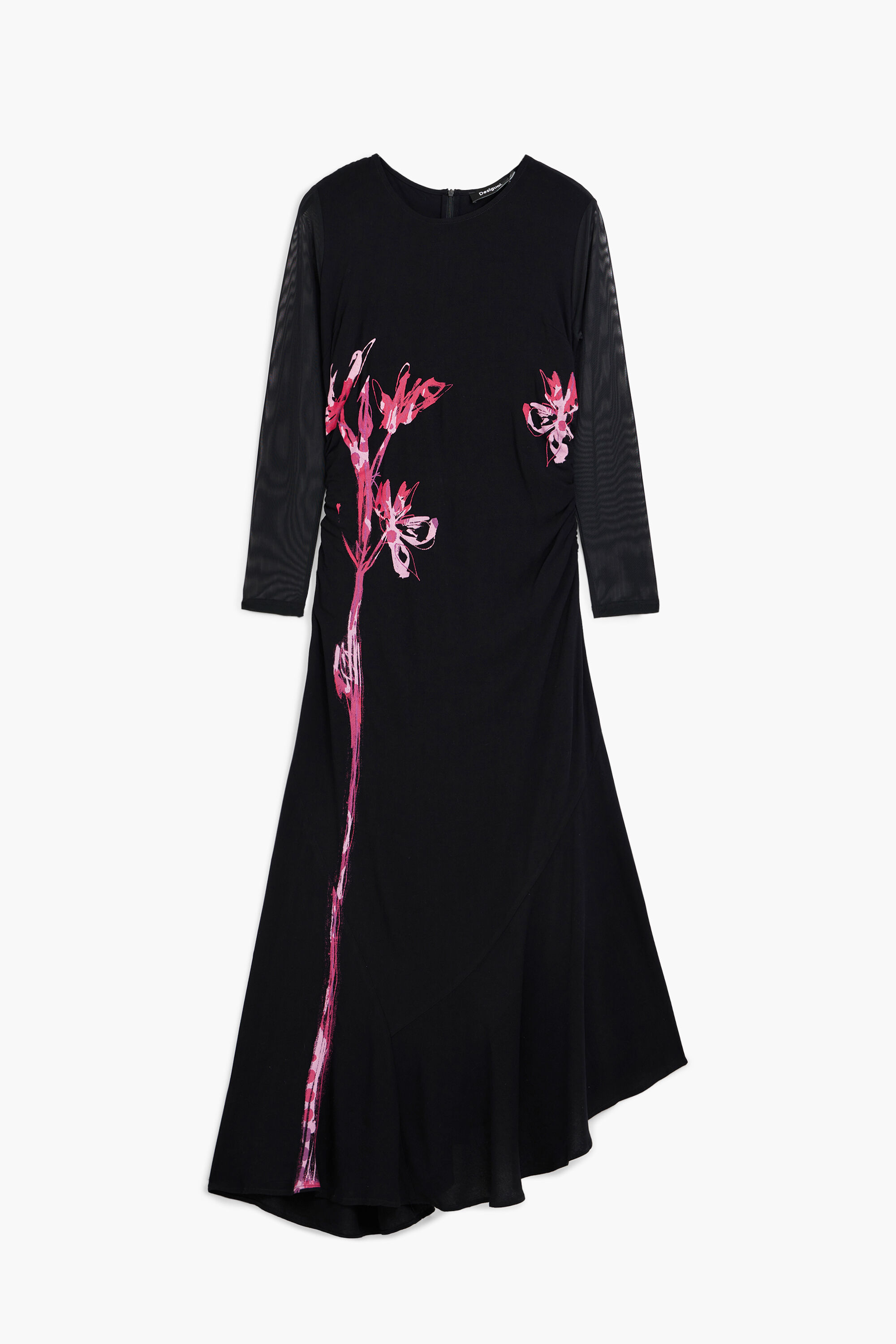 Vestido maxi assimétrico Lily