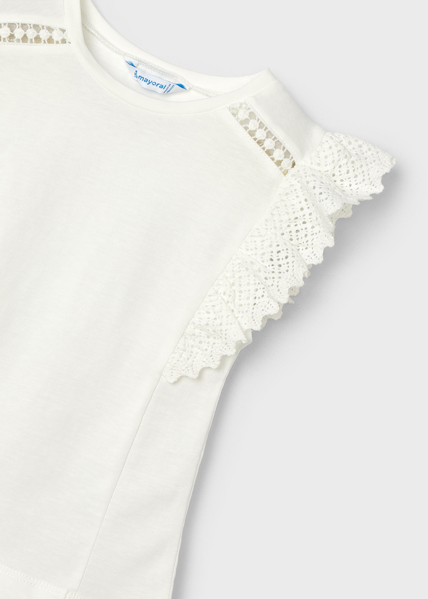 Camiseta de crochê Better Cotton para meninas