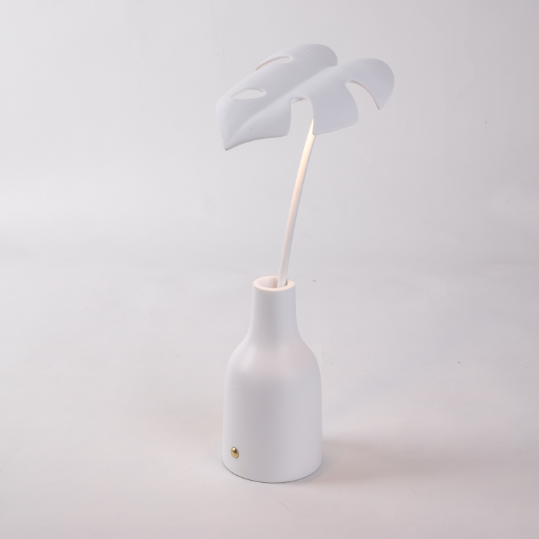 Seletti Leaf tafellamp LED oplaadbaar wit Delicio