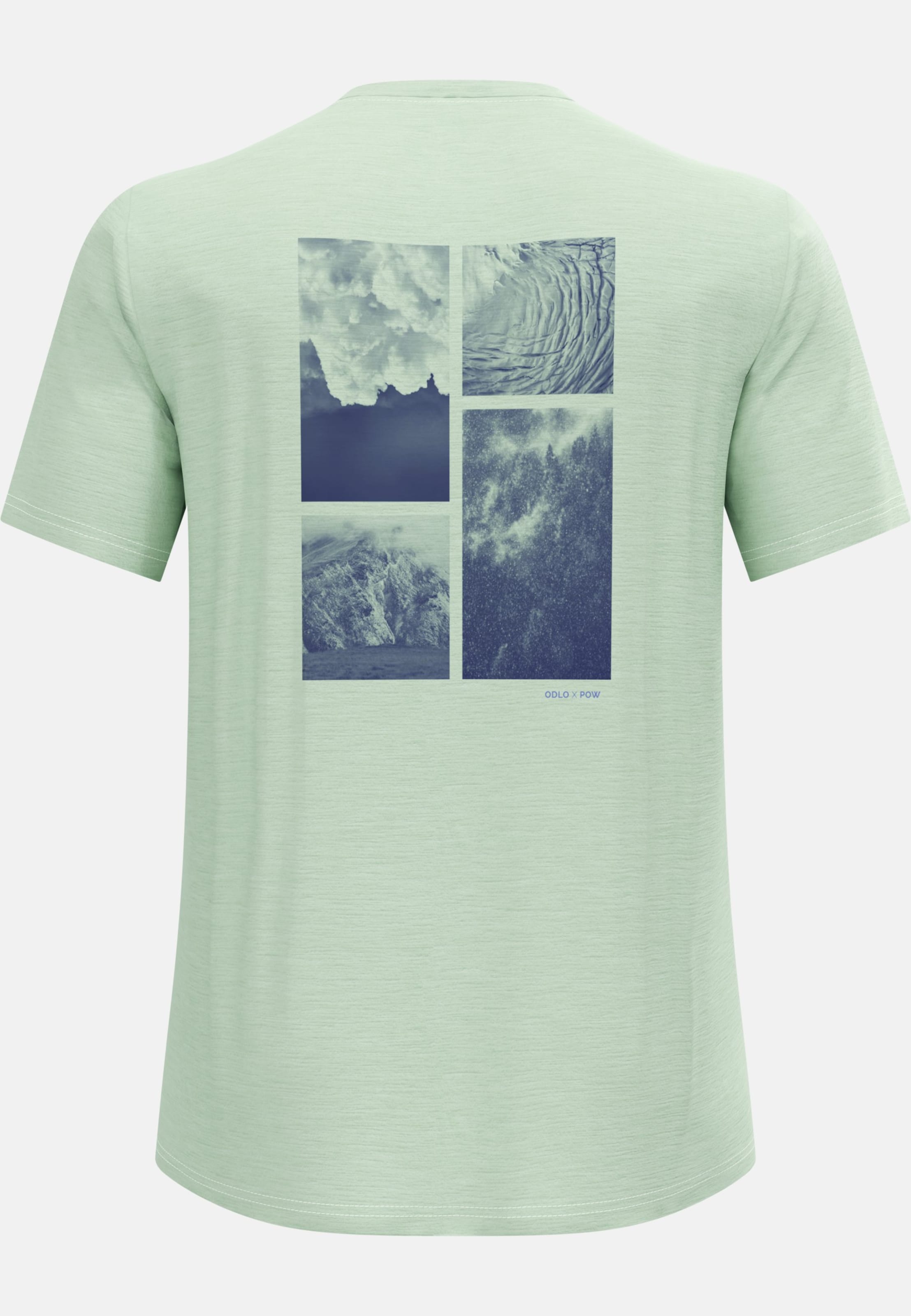 Odlo x POW Collective Voices T-Shirt aus Merinomix in ambrosia melange