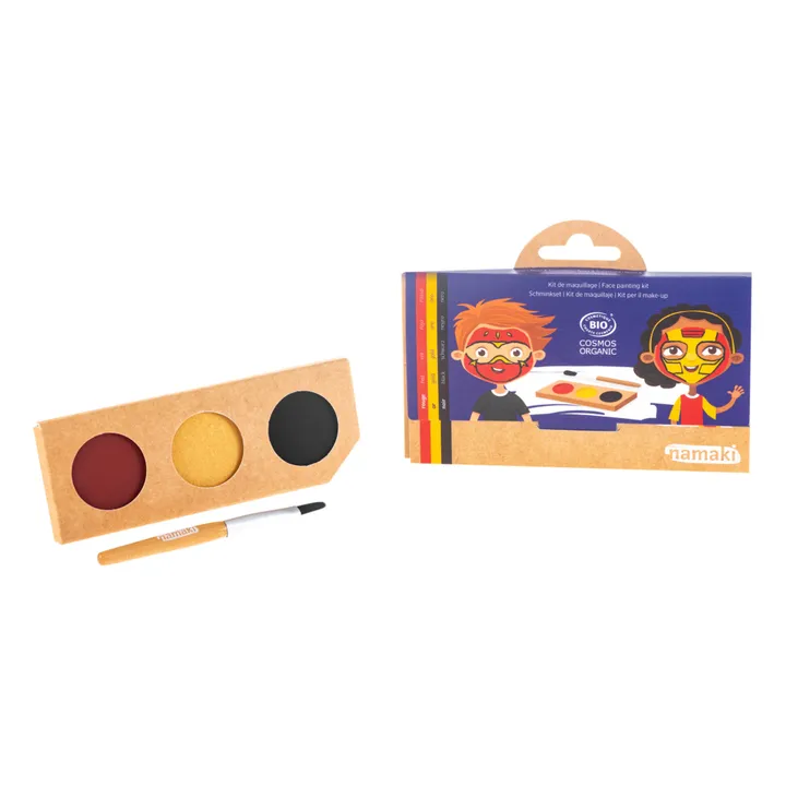 Namaki Kit de maquillage 3 fards Ninja & Super-Héros | Rouge