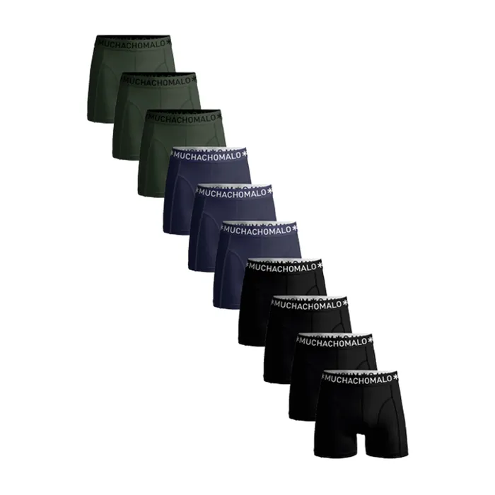 Muchachomalo Solid Boxers Heren (10-pack)