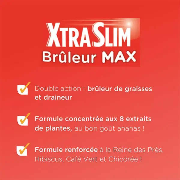 Forté Pharma Xtraslim Max Burner Queimador de Gordura Eliminação Drenante 500ml