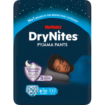 DryNites Absorberende Nachtbroekjes Boy - 8 tot 13 Jaar