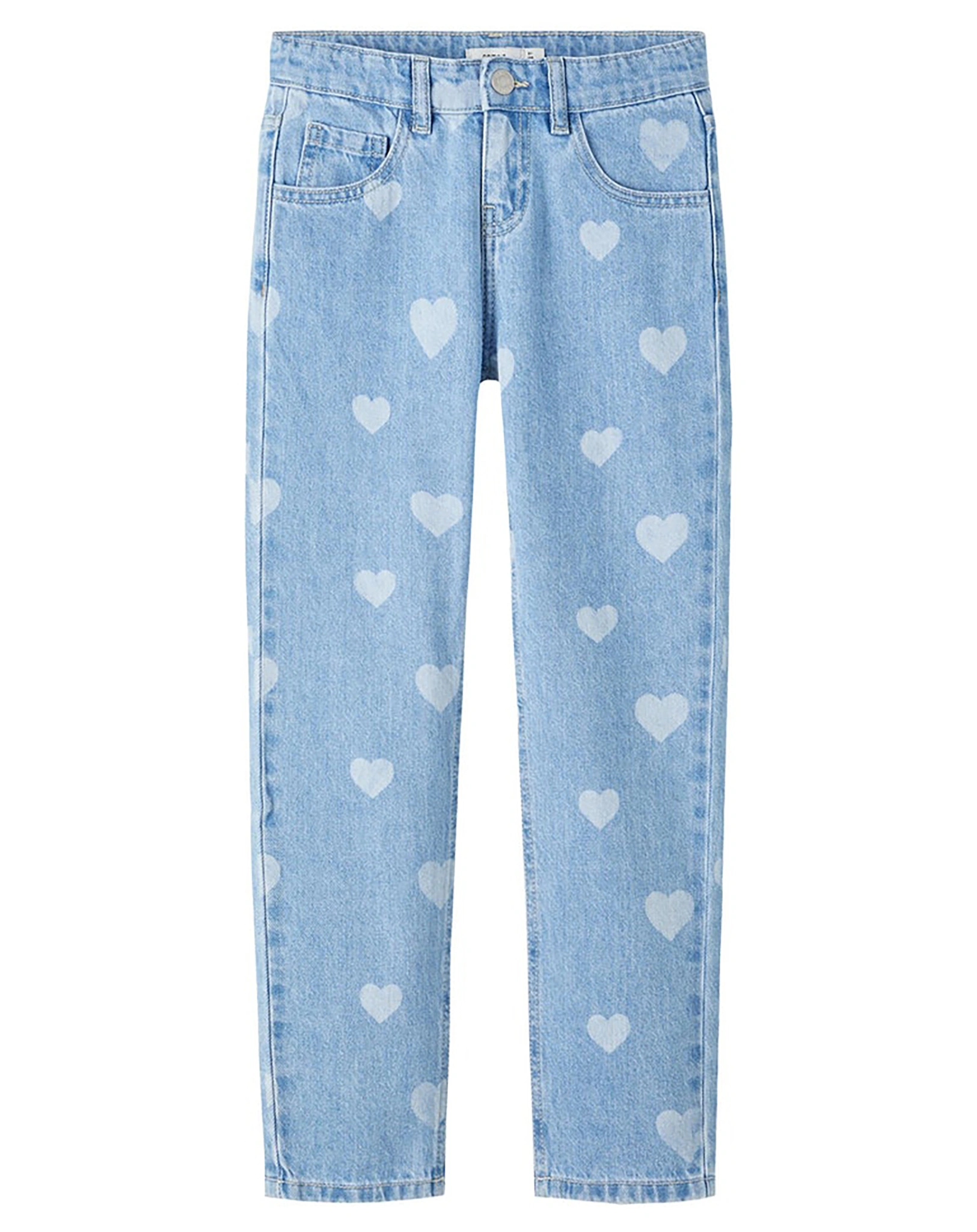 Jeanshose NKFBELLA HEARTS slim fit in light blue