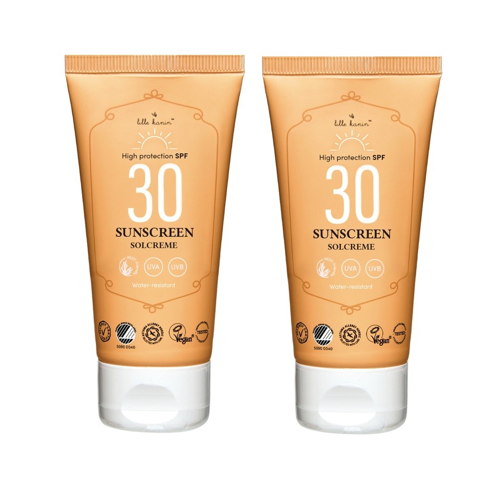 Lille Kanin - 2 x Sunscreen SPF 30 30 ml - Solcreme
