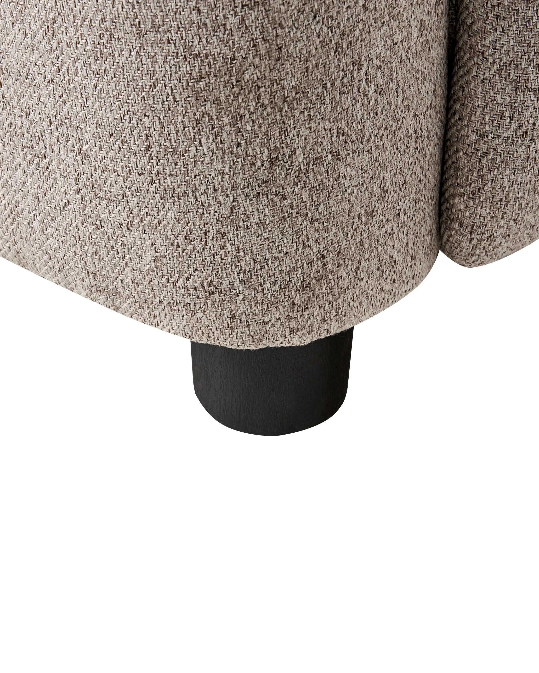 Relaxfauteuil SANDE inclusief voetensteun Stof Taupe
