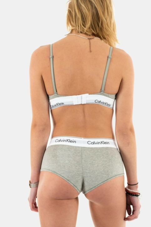 Culottes et strings calvin klein jeans boyshort 20 grey heather