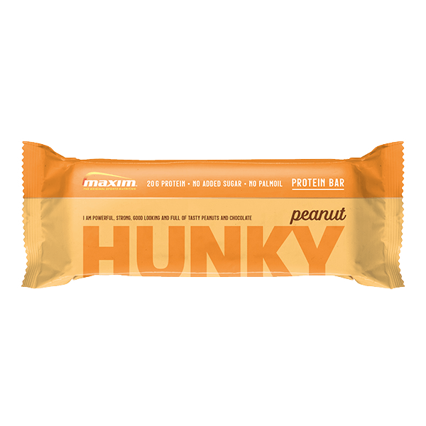Maxim Proteïne Reep HUNKY Peanut 55gr