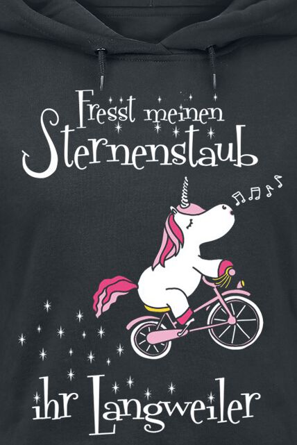 Fresst meinen Sternenstaub ihr Langweiler | Unicorn Sweat-shirt à capuche