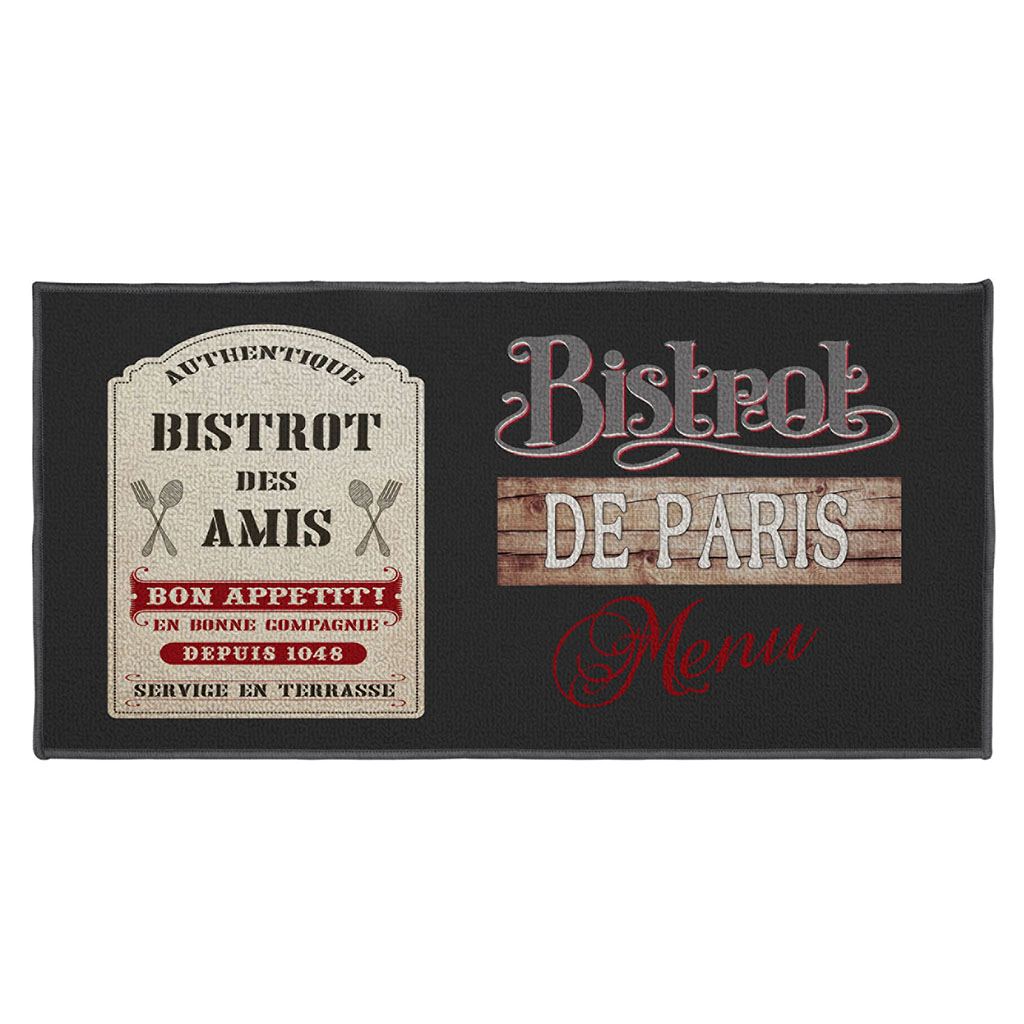 Tapis d'intérieur BISTROT AMIS 57x115cm