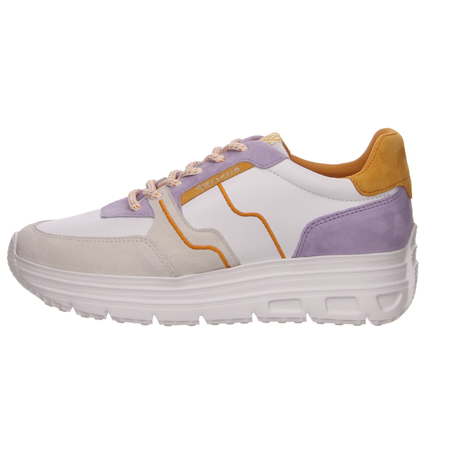 Tamaris Sneaker weiß/orange weiss/weiss kombi