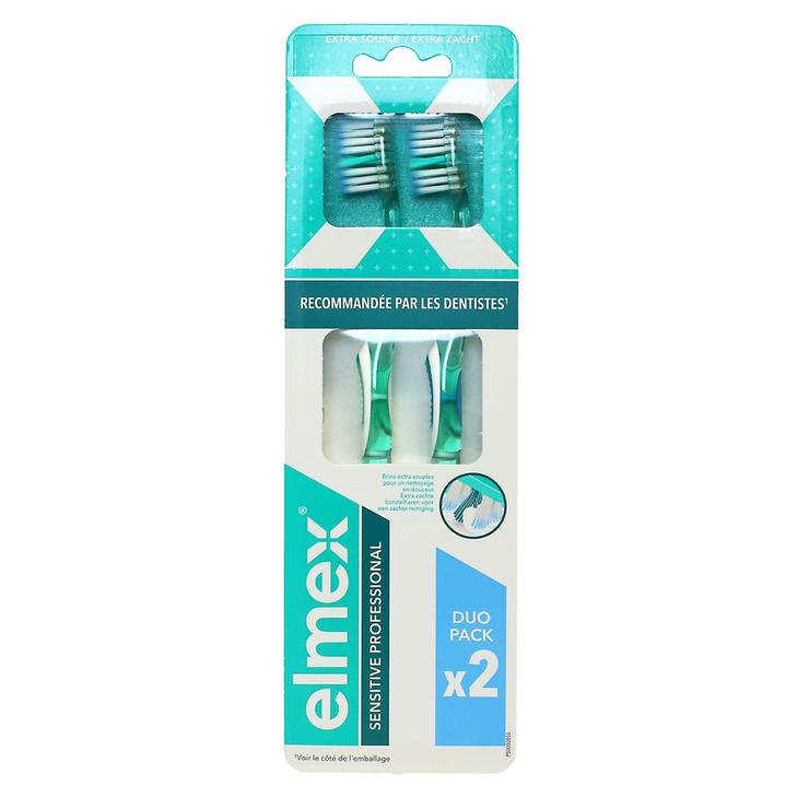 Sensitive Profesional duo-pack extra souple 2 brosses