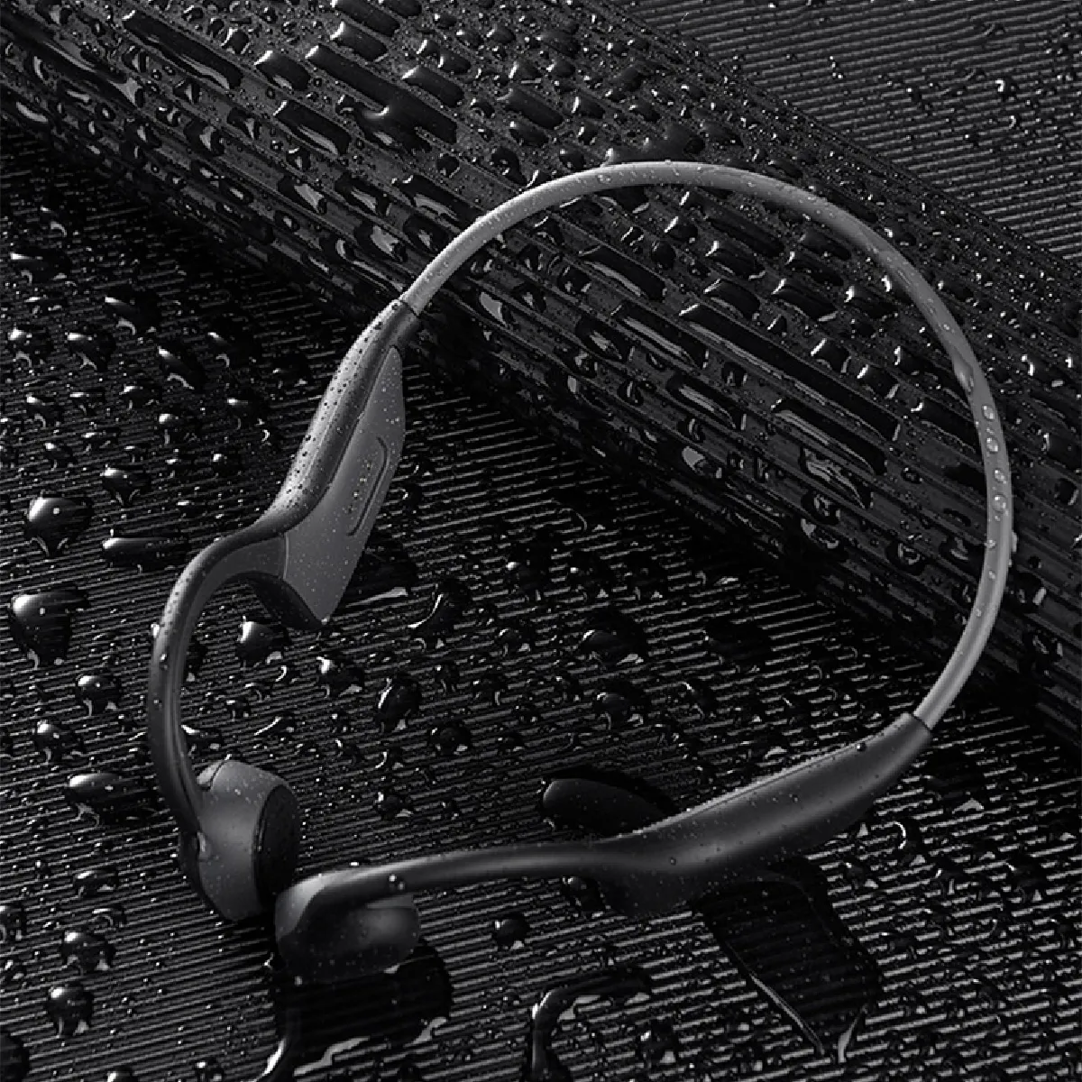 Universal Étanche Bluetooth 5.0 Casque à conduction osseuse noir